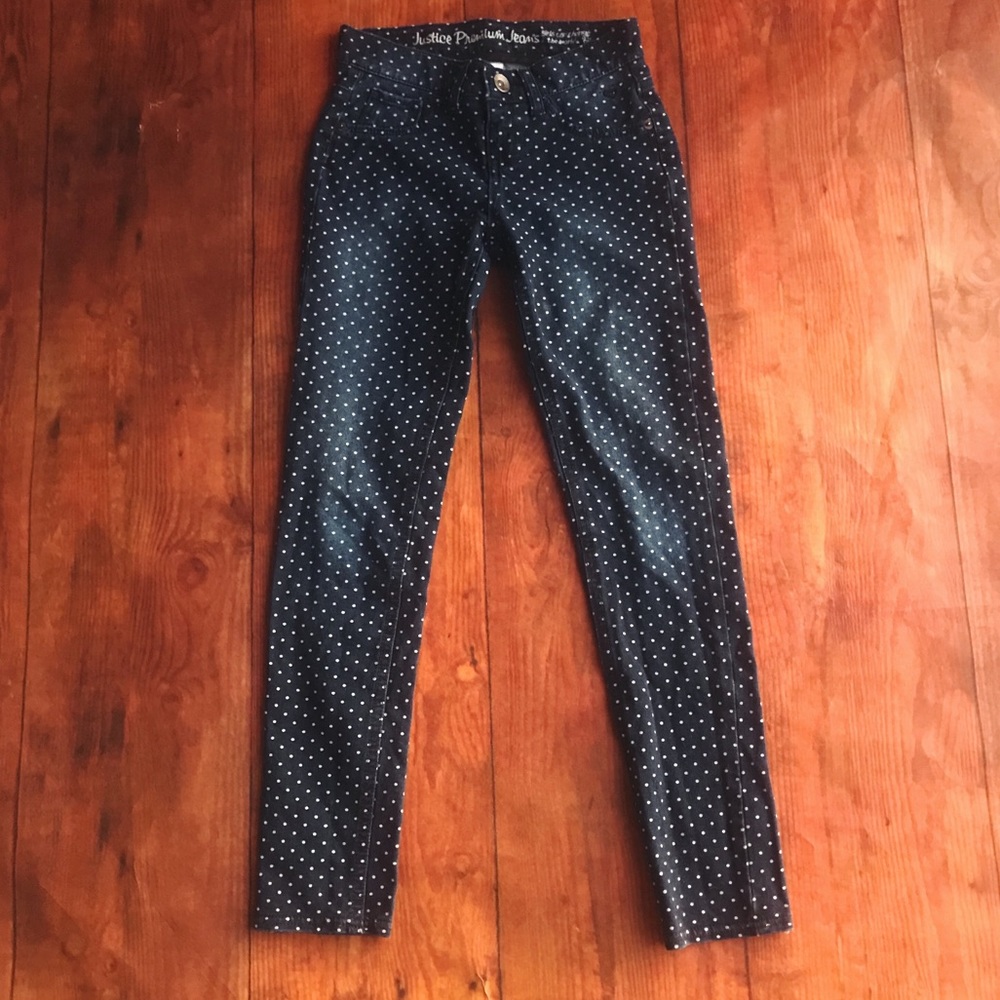 Justice Polka Dot Premium Jeans